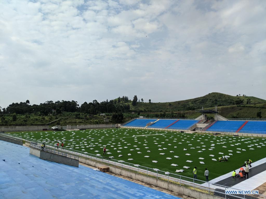 RDC : l'image montrant la maquette d'un futur stade de football