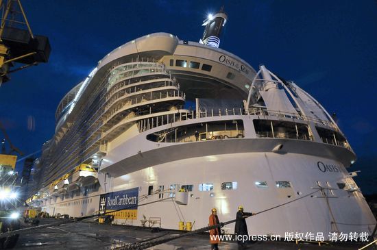 La Finlande livre le navire le plus grand paquebot au monde