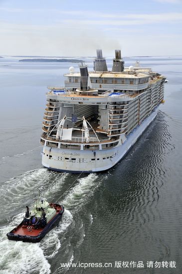 La Finlande livre le navire le plus grand paquebot au monde
