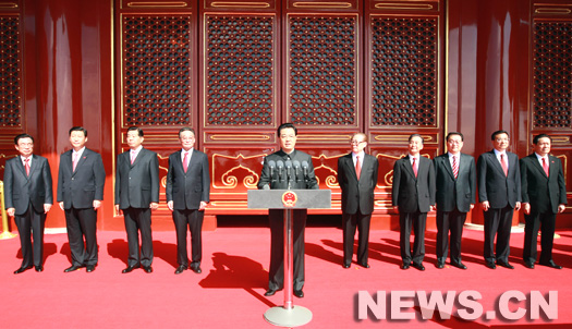 L'ensemble des groupes ethniques de la Chine fait entièrement confiance dans l'avenir prometteur de la renaissance de la nation chinoise, a déclaré jeudi le président chinois Hu Jintao, dans son discours prononcé à l'occasion de la célébration du 60ème anniversaire de la fondation de la République populaire de Chine. L'ensemble des groupes ethniques de la Chine fait entièrement confiance dans l'avenir prometteur de la renaissance de la nation chinoise, a déclaré jeudi le président chinois Hu Jintao, dans son discours prononcé à l'occasion de la célébration du 60ème anniversaire de la fondation de la République populaire de Chine.