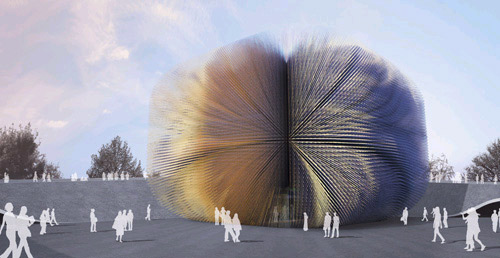 Le plan d'effet du pavillon du Royaume-Unie