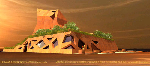 Plan d'effet du pavillon du Luxembourg