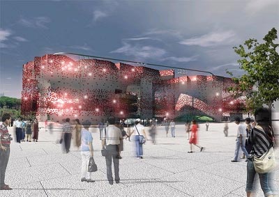Le plan d'effet du pavillon de Suisse