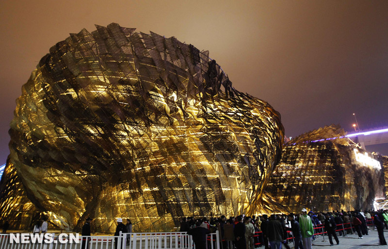 Expo 2010 : aper&ccedil;u du Pavillon d'Espagne 