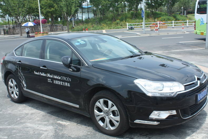 Dongfeng Citroen C4, C5 et C6, voitures officielles du pavillon France