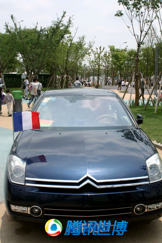 Dongfeng Citroen C4, C5 et C6, voitures officielles du pavillon France