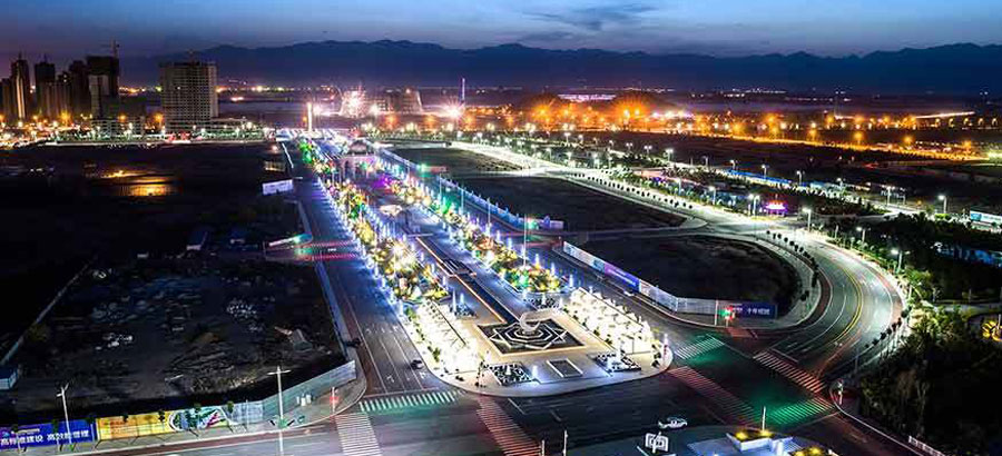 Photos: la sc&egrave;ne nocturne du CBD Yuehaiwan
