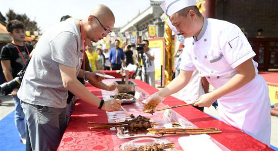 Un concours de gastronomie à Yinchuan