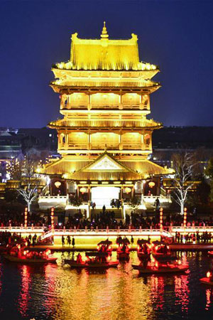 Chine : foires du temple pour la f&ecirc;te du Printemps