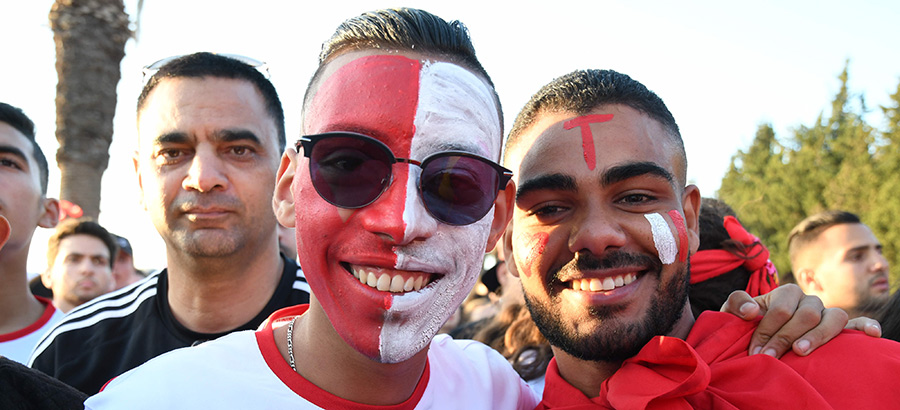 Supporteurs tunisiens