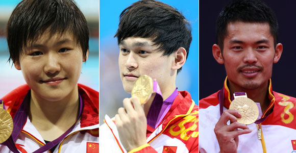 JO 2012 : le palmarès des médailles d'or chinoises