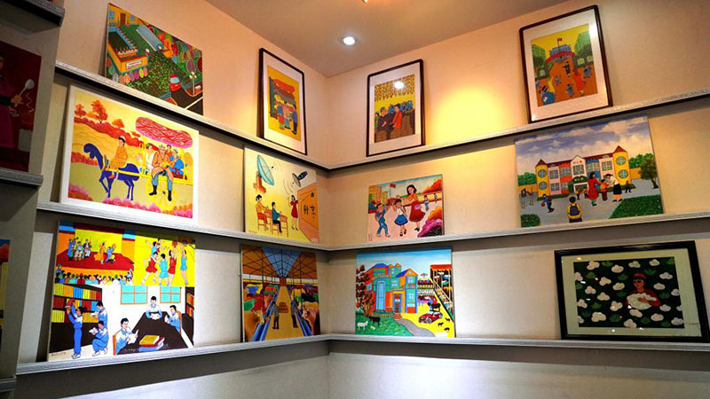 Chine : agriculteurs peintres au Xinjiang