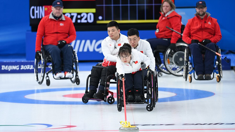 Curling en fauteuil roulant aux Jeux paralympiques d'hiver de Beijing 2022