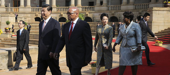 La Chine et l'Afrique du Sud s'engagent &agrave; renforcer les relations bilat&eacute;rales (SYNTHESE)
