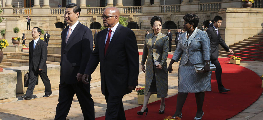 La Chine et l'Afrique du Sud s'engagent &agrave; renforcer les relations bilat&eacute;rales