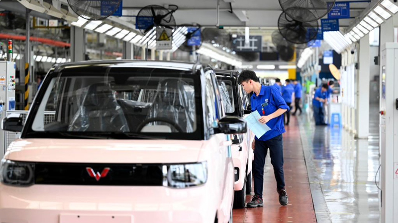 Production de véhicules à énergie nouvelle à Liuzhou