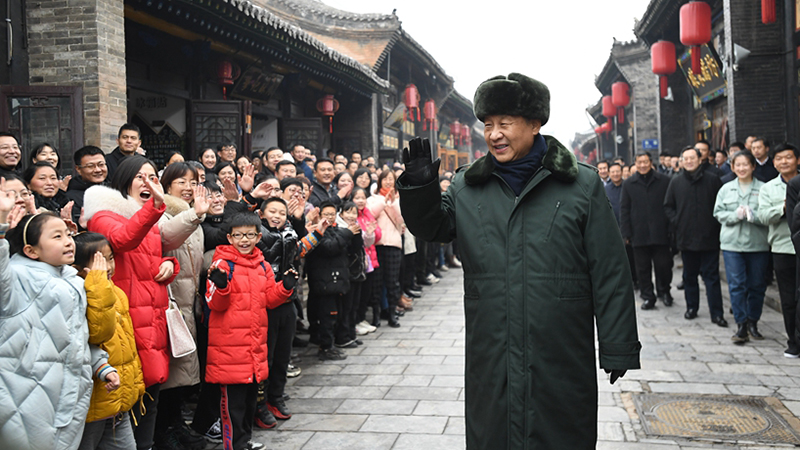 Xi Jinping exprime ses voeux pour la fête du Printemps à tous les Chinois durant sa visite au Shanxi
