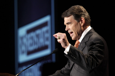 USA/pr&eacute;sidentielle: le gouverneur du Texas annonce sa candidature