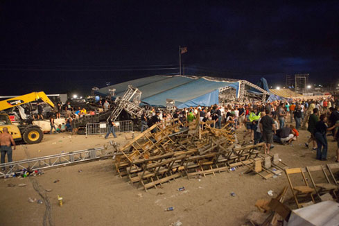 USA: au moins 5 morts et 45 bless&eacute;s dans un accident &agrave; la foire de l'Indiana