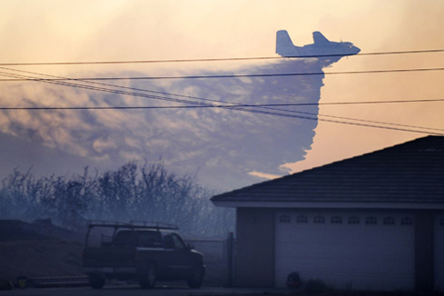 Un incendie d&eacute;truit des centaines de maisons au Texas