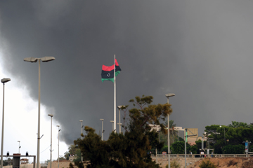Explosion d'un entrep&ocirc;t d'armes &agrave; Tripoli