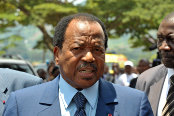 Cameroun: le pr&eacute;sident Paul Biya r&eacute;&eacute;lu pour 7 ans par 77,98% des voix