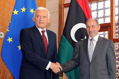 Libye: Abdul Jalil rencontre le pr&eacute;sident du Parlement europ&eacute;en