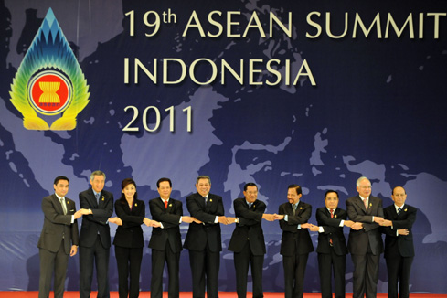 Ouverture du 19e Sommet de l'ASEAN &agrave; Bali, en Indon&eacute;sie