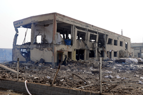 Explosion dans une usine en Chine : douze morts