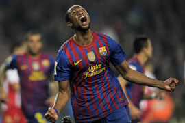 Espagne/Football: le Bar&ccedil;a bat le Sporting Gijon (3-1)