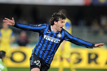 Italie/Football: l'Inter Milan bat le Chievo V&eacute;rone (2-0)
