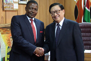 Un haut législateur chinois souhaite renforcer les relations entre la Chine et le Kenya
