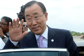 Le chef de l'ONU en visite officielle au Myanmar