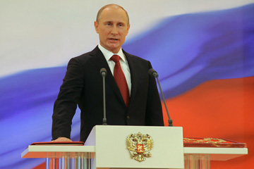 Poutine a prêté serment en tant que président russe