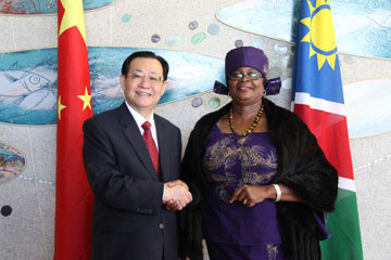 La Namibie souhaite renforcer la coop&eacute;ration &eacute;conomique et technologique avec la Chine
