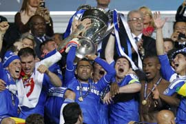 Football: Chelsea a remport&eacute; la Ligue des Champions de l'UEFA