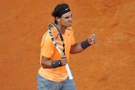 Tennis/Masters 1000 de Rome: Nadal qualifi&eacute; pour la finale