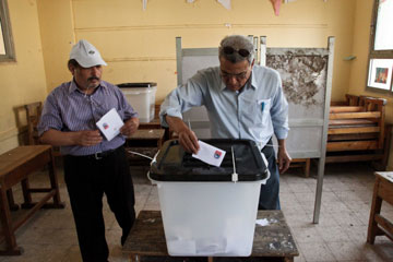 D&eacute;but de l'&eacute;lection pr&eacute;sidentielle en Egypte