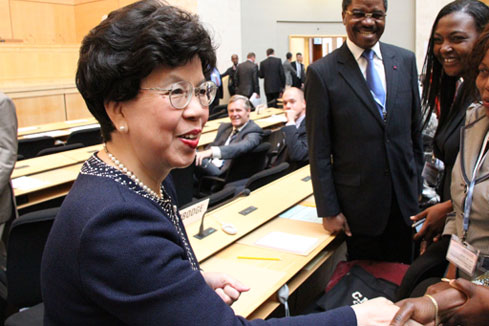 Margaret Chan r&eacute;&eacute;lue &agrave; la t&ecirc;te de l'OMS