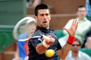 Tennis/Roland-Garros: Djokovic qualifi&eacute; pour les huiti&egrave;mes de finale