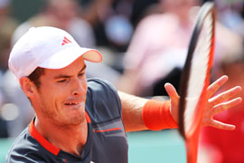 Tennis/Roland-Garros: Andy Murray qualifi&eacute; pour les huiti&egrave;mes de finale