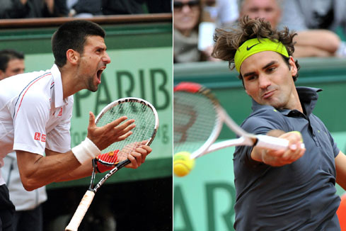 Tennis/Roland-Garros: Federer et Djokovic qualifi&eacute;s pour les demi-finales