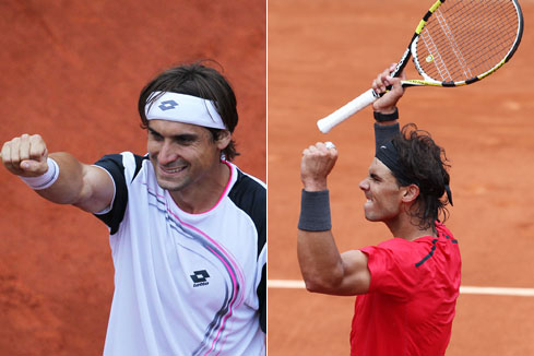 Tennis/Roland-Garros: Nadal et Ferrer qualifi&eacute;s pour les demi-finales