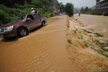 Guizhou: 3 morts et 220 000 personnes affect&eacute;es &agrave; cause des pluies torrentielles