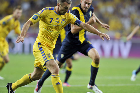 Euro 2012: l'Ukraine s'impose &agrave; la Su&egrave;de