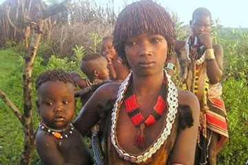 Les pygm&eacute;es au centre de l'Afrique