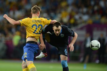 Euro-2012: L'Angleterre bat 3 &agrave; 2 la Su&egrave;de
