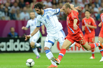 Euro-2012: La Gr&egrave;ce bat la Russie et se qualifie pour les quarts de finale