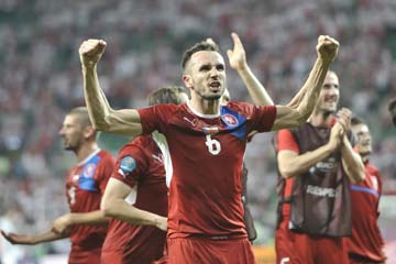 Euro-2012: La R&eacute;publique Tch&egrave;que bat la Pologne et se qualifie pour les quarts de finale