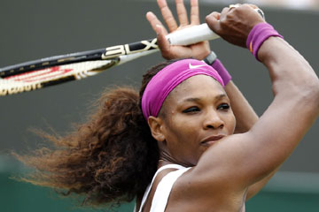 Tennis/Wimbledon: Serena Williams qualifi&eacute;e pour le deuxi&egrave;me tour